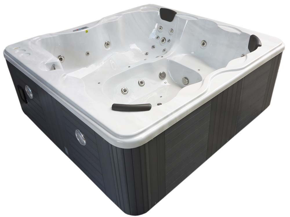 Spa Cuba 6 posti - Vasca bianca - Sistema Balboa +Bluetooth integrato - 220x210x80cm