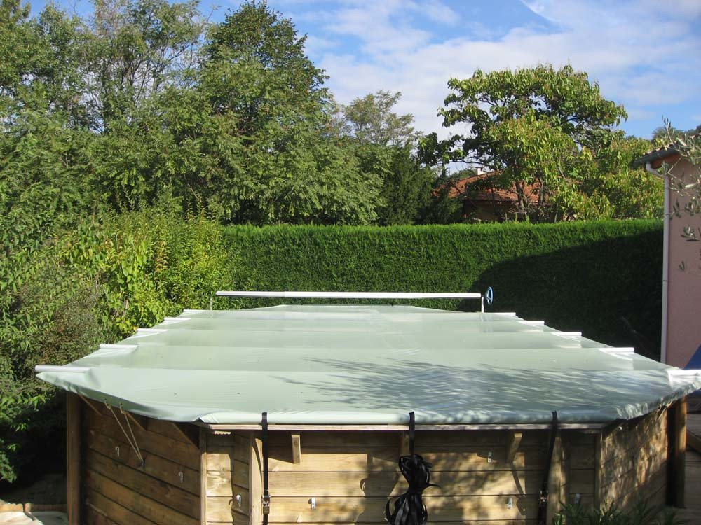 Copertura barra Coverwood per piscina Florida - fuori terra - blu