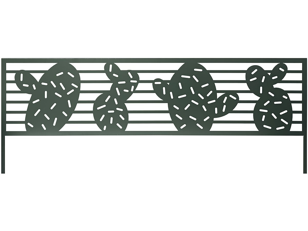 Bordure - " Cactus " - Lot de 6 - 0.40 x 1.00 m - Vert