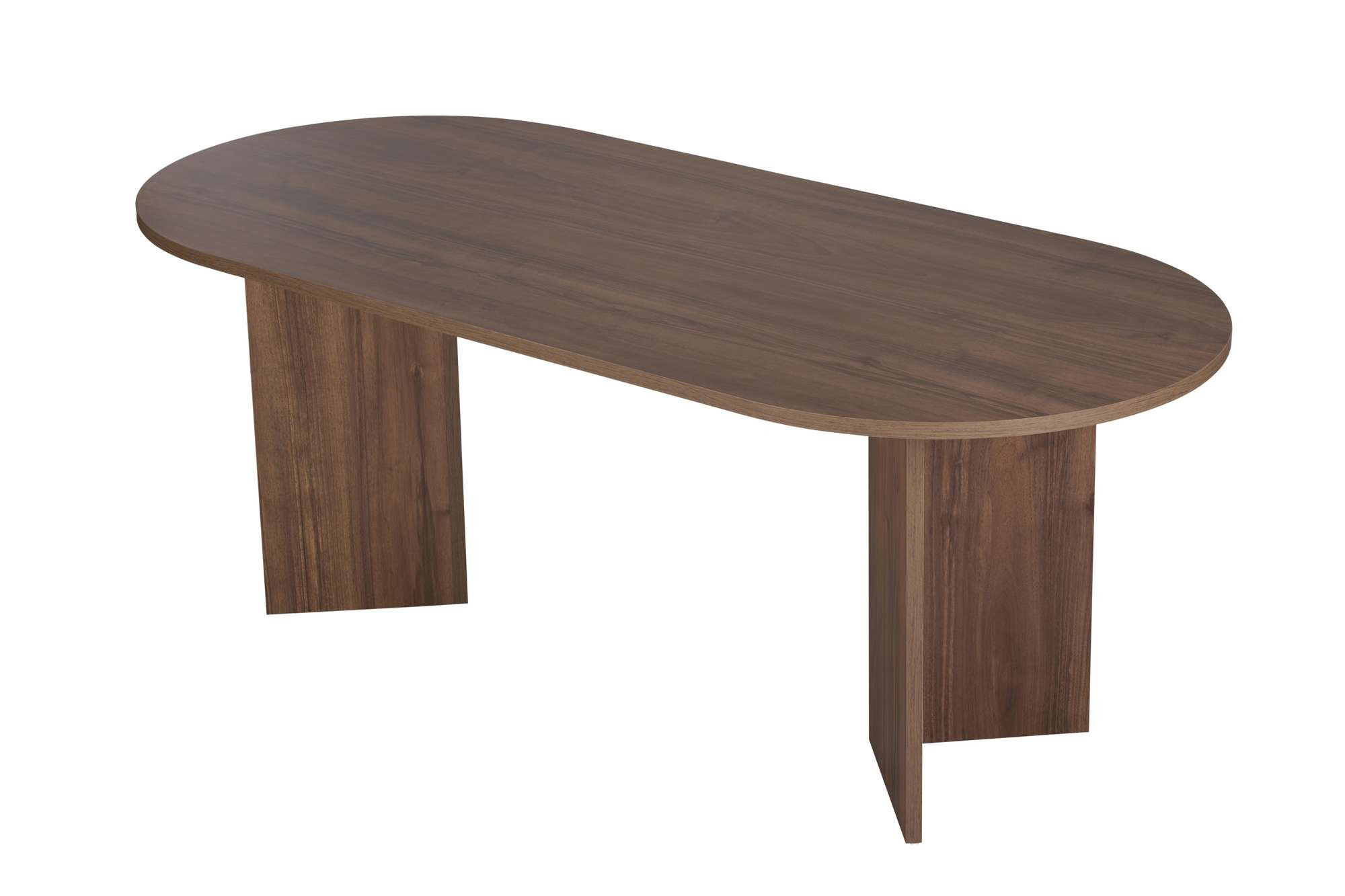 Table à manger en bois "Sabella" 200 x 90 x 75 cm - Noyer